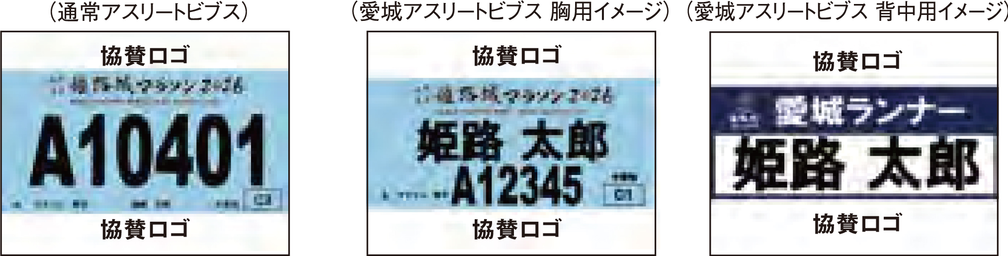 愛城ランナービブス